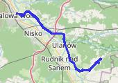 Trasa z dnia 2017-09-30 18:04 - mapa trasy gps - rower trekkingowy