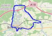 Trasa z dnia 2017-10-01 13:51 - mapa trasy gps - rower szosowy