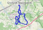 trasa 04.10.17 - mapa trasy gps - rower górski