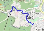 trasa 07.10.17 - mapa trasy gps - rower górski