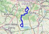 Trasa z dnia 2017-10-09 15:37 *Dwie Wisły* - mapa trasy gps - rower szosowy