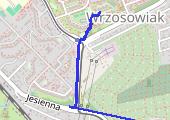 Trasa z dnia 2017-10-09 17:26 - mapa trasy gps - marsz