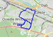 Trasa z dnia 2017-10-13 20:51 - mapa trasy gps - bieganie