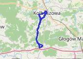 Trasa z dnia 2017-10-15 17:42 - mapa trasy gps - rower szosowy