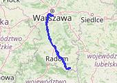 Trasa z dnia 2017-08-25 11:47 - mapa trasy gps - samochód