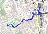 2017-10-14_Marsz_Bielsko - mapa trasy gps - marsz