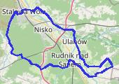 Trasa z dnia 2017-10-16 18:26 - mapa trasy gps - rower trekkingowy