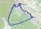 Trasa z dnia 2017-10-18 19:02 - mapa trasy gps - rower trekkingowy