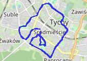 Trasa z dnia 2017-10-19 21:20 - mapa trasy gps - bieganie