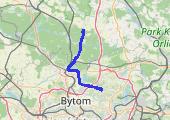 21.10.2017  - mapa trasy gps - rower szosowy