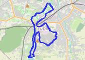 1 Półmaraton Lubelski - mapa trasy gps - bieganie