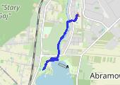 Rozbieganie po 1 2M - mapa trasy gps - bieganie