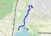 odnowionym rowerkiem do domu - mapa trasy gps - rower trekkingowy
