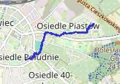 Trasa z dnia 2017-10-23 07:02 - mapa trasy gps - marsz