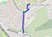 Trasa z dnia 2017-10-24 16:43 - mapa trasy gps - marsz