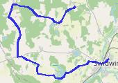 Trasa z dnia 2013-06-24 10:02 - mapa trasy gps - rower górski