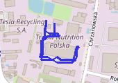 Trasa z dnia 2017-10-26 01:51 - mapa trasy gps - marsz