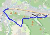 Trasa z dnia 2017-10-25 13:45 - mapa trasy gps - rower trekkingowy