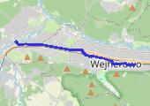 Trasa z dnia 2017-10-25 22:37 - mapa trasy gps - rower trekkingowy