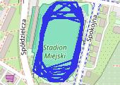 Trasa z dnia 2017-10-30 18:27 - mapa trasy gps - bieganie