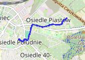 Trasa z dnia 2017-11-03 17:21 - mapa trasy gps - marsz