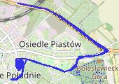 Trasa z dnia 2017-11-04 17:47 - mapa trasy gps - bieganie