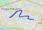 trasa 2017-11-02 - mapa trasy gps - bieganie