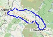 Trasa z dnia 2017-11-05 14:38 - mapa trasy gps - rower trekkingowy