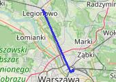 Trasa z dnia 2013-06-25 07:34 - mapa trasy gps - rower trekkingowy