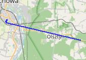 Trasa z dnia 2017-11-08 17:12 - mapa trasy gps - marsz