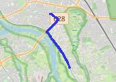 trasa 2017-11-08 - mapa trasy gps - bieganie