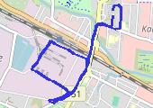 Trasa z dnia 2017-11-09 17:52 - mapa trasy gps - bieganie