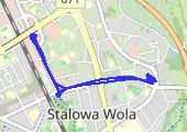 Trasa z dnia 2017-11-10 13:59 - mapa trasy gps - rower trekkingowy
