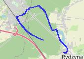 Trasa z dnia 2017-04-29 14:01 - mapa trasy gps - rower górski
