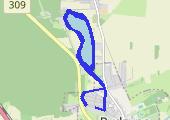 Trasa z dnia 2017-03-27 19:12 - mapa trasy gps - rower górski