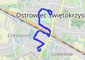 Trasa z dnia 2017-11-11 13:52 - mapa trasy gps - bieganie