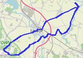 Trasa z dnia 2017-11-12 13:51 - mapa trasy gps - rower górski