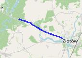 Trasa z dnia 2017-11-12 14:25 - mapa trasy gps - rower górski