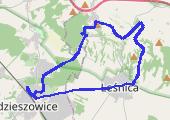 Trasa z dnia 2017-11-12 14:55 - mapa trasy gps - rower górski