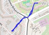 Trasa z dnia 2017-11-12 16:11 - mapa trasy gps - marsz