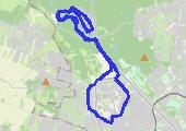 Trasa z dnia 2017-11-12 15:51 - mapa trasy gps - rower górski