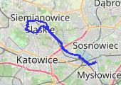 Trasa z dnia 2017-11-12 11:30 - mapa trasy gps - rower górski
