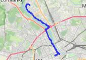 Trasa z dnia 2017-11-13 07:05 - mapa trasy gps - rower górski