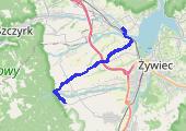 Trasa z dnia 2017-11-14 22:59 - mapa trasy gps - rower górski