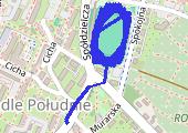 Trasa z dnia 2017-11-15 18:19 - mapa trasy gps - bieganie