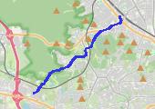Trasa z dnia 2017-11-16 07:26 - mapa trasy gps - rower górski
