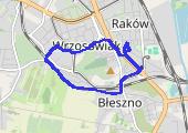 Trasa z dnia 2017-11-16 11:12 - mapa trasy gps - rower górski