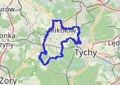 Trasa z dnia 2017-11-16 15:15 *Słoneczny, listopadowy dzień*. - mapa trasy gps - rower szosowy