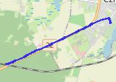 Trasa z dnia 2017-11-17 20:33 - mapa trasy gps - bieganie