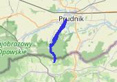Zajęcza Kępa, Kobylica i okolice Jindrichova - mapa trasy gps - marsz